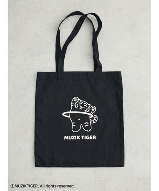 Green Parks ムジークタイガー／カラフルトートＢＡＧ Black