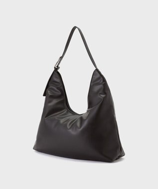 GRACE CONTINENTAL パテッドレザートート ブラック