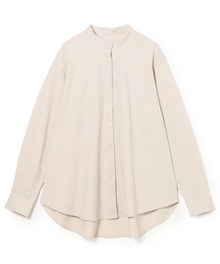 Chacott EasyCare+ノーカラーシャツ グレージュ