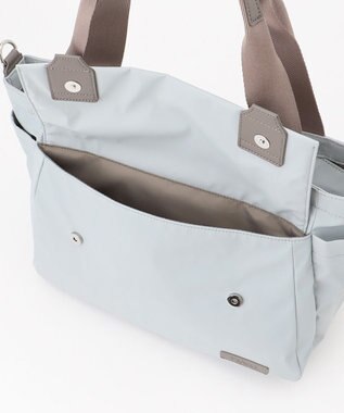 Y'SACCS ダブルタブ　トラベル2WAYトートバッグ ライトグレー