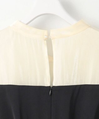 ANY SIS 【洗える】デザインタック コンビネゾン ブラック