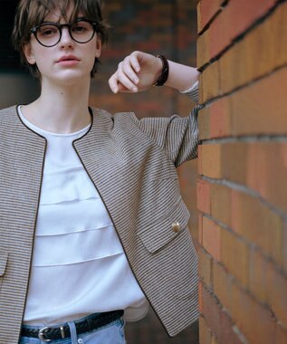 J.PRESS LADIES メッシュベルト ダークブラウン系