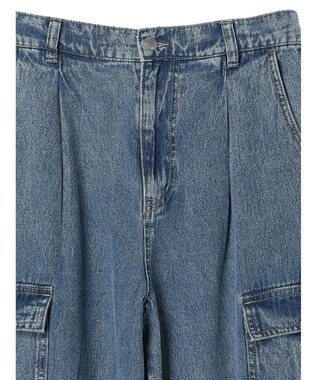 Green Parks ・ＥＬＥＮＣＡＲＥ　ＤＵＥ　デニムカーゴパンツ Light Indigo