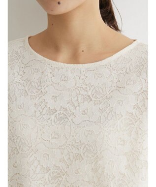 Green Parks ｅｆ－ｄｅ　レースブラウス White