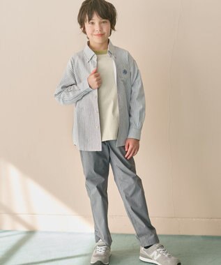 J.PRESS KIDS 【140-170cm】ヘリンボーンツイル ロングパンツ グレー系