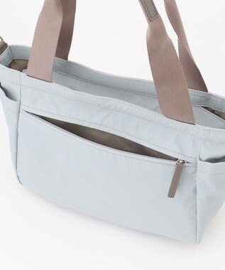 Y'SACCS ダブルタブ　トラベル2WAYトートバッグ ライトグレー