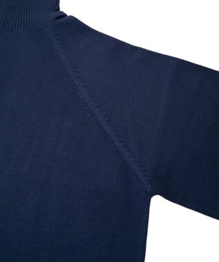 AMERICAN HOLIC バイパチモックネックニットワンピース Navy