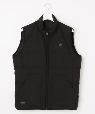 23区GOLF 【MEN】中綿リバーシブルベスト ブラック系