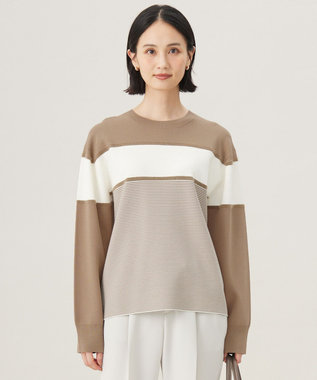 【カタログ掲載・洗える】モールコンビ ニット