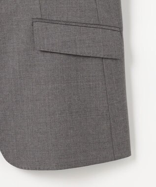 J.PRESS LADIES L 【セットアップ対応】BAHARIYE SOLID テーラード ジャケット ミディアムグレー系