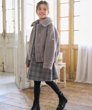 組曲 KIDS 【110-140㎝】ハグミー ブルゾン ライトグレー系