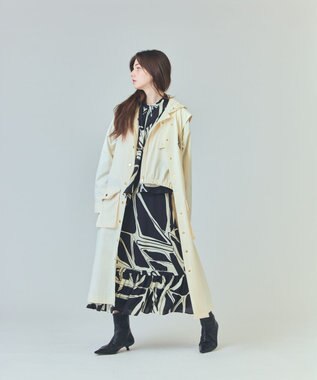 GRACE CONTINENTAL キカラッフルレイヤードワンピース ブラック