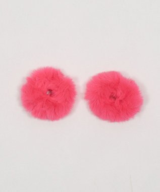 WEGO L2Pファーヘアゴム ピンク