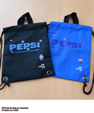 PW CIRCULUS 〈Pepsiコラボ〉【UNISEX】オリジナルナップサック ブルー系