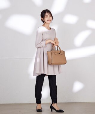 Tiaclasse L 【日本製・洗える】ロイカジョガーパンツ ブラック