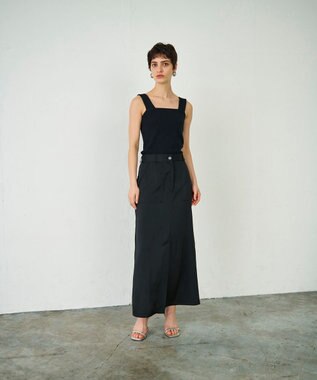 GRACE CONTINENTAL テレコベアトップ ブラック