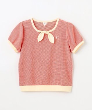 組曲 KIDS 【150-160㎝】マリンカノコ Tシャツ レッド