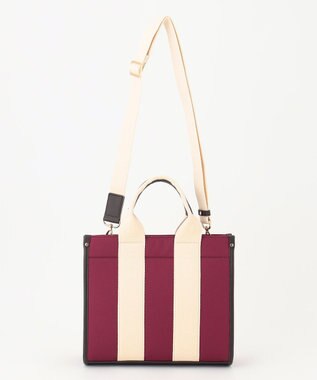 LA BAGAGERIE ロゴテープ2WAYトートバッグ　Sサイズ ワイン