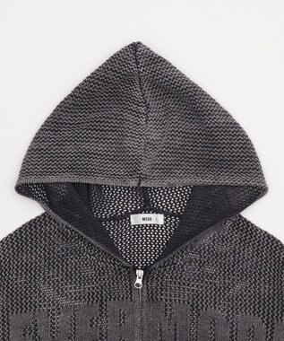 WEGO ヴィンテージウォッシュメッシュパーカー スミクロ