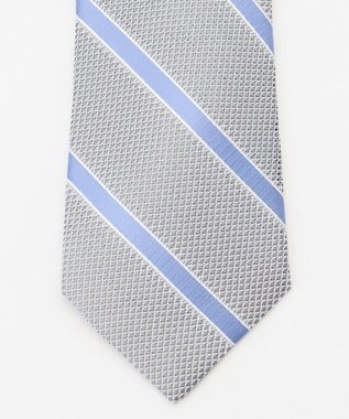 J.PRESS MEN 【JAPAN CRAFT】ストライプネクタイ サックスブルー系1