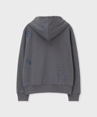 Paul Smith エンブロイダリー デザイン パーカ スチールグレー