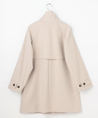 ANY SIS S ウールライクスタンドカラー ミドルコート アイボリー