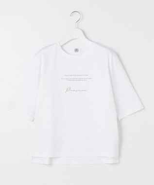 J.PRESS LADIES ロゴ Tシャツ ホワイト系