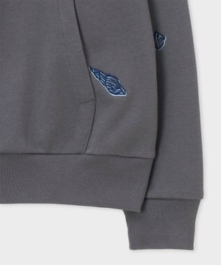 Paul Smith エンブロイダリー デザイン パーカ スチールグレー