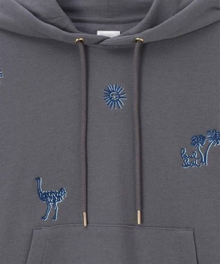 Paul Smith エンブロイダリー デザイン パーカ スチールグレー