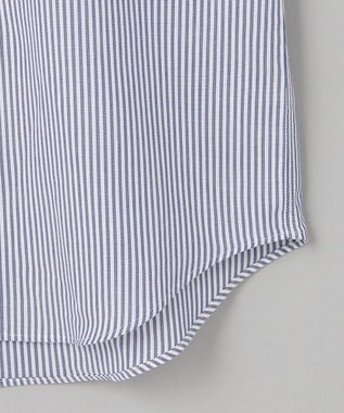GOTAIRIKU 春夏向け【形態安定】SUMMERPREMIUMPLEATS_セミワイドカラー 半袖ドレスシャツ(26年限定色) 26年限定色/サックスブルー×ストライプ