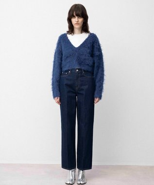 NAVE 【Nave】モヘアシャギーニットトップス ブルー系