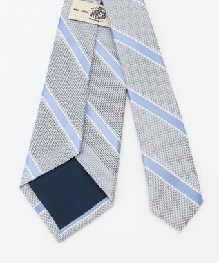 J.PRESS MEN 【JAPAN CRAFT】ストライプネクタイ サックスブルー系1