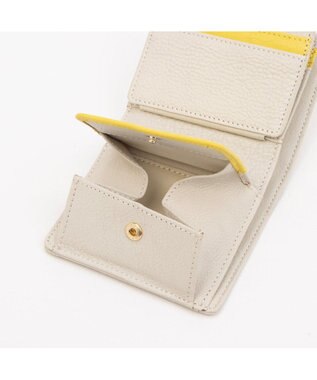 UNBILLION アトランタ ATLANTA / 牛革二つ折りカラーコンビウォレット アイボリー