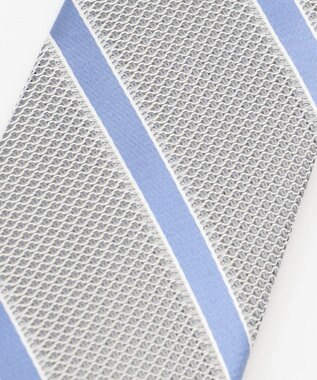 J.PRESS MEN 【JAPAN CRAFT】ストライプネクタイ サックスブルー系1