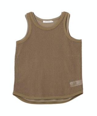 AMERICAN HOLIC 【２点セット】メッシュレイヤードタンクトップ Mocha