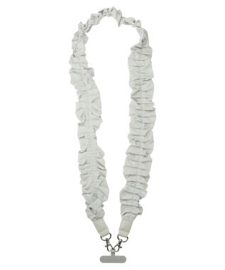 Green Parks クシュクシュモバイルストラップ Ecru