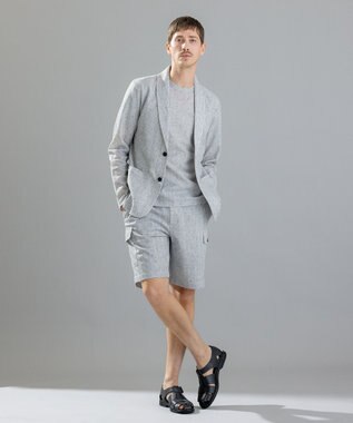 JOSEPH HOMME リネンドビージャージー　/ BERMUDA ライトグレー系