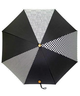 +RING 【UVカット95%以上】【UPF50＋】プラスリング レディース向け 晴雨兼用（長ショート） BLK T1296 黒