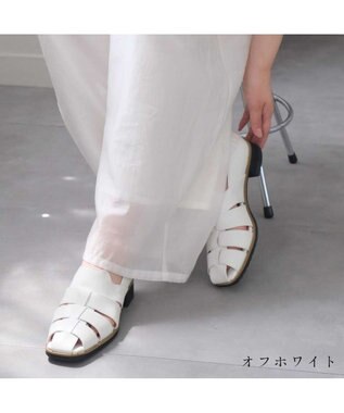 Pointer 日本製 本革 グルカパンプス オフホワイト