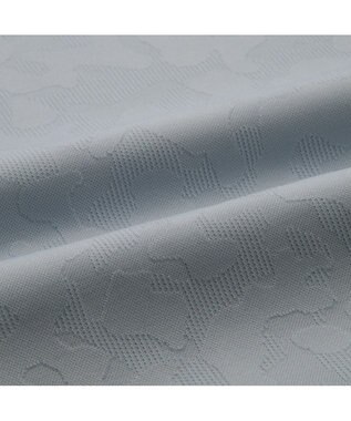 ZERO HALLIBURTON エレガントカモ柄ジャガードモックネックTシャツ ZHG-M5S8b 82957 ライトブルー