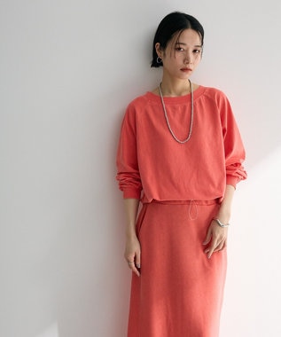 Green Parks ピグメントボートネックプルオーバー Pink