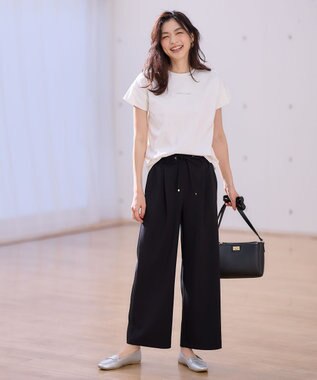 ANY エンブロイダリーロゴTシャツ オフ