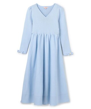 TOCCA 【洗える！】ROSY FUTURE ニットドレス スカイブルー系