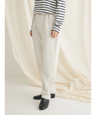 CRAFT STANDARD BOUTIQUE ストレッチカラーイージーパンツ Ivory