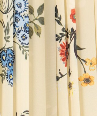 組曲 S スカーフパネルプリント スカート アイボリー系5