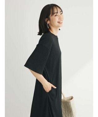 Green Parks ・ＳＵＧＡＲ　ＳＰＯＯＮ　シアープリーツワンピース Black