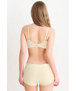 WACOAL ブラジャー 【ハグするブラ】 体温を感知してカラダになじむ 谷間メイク 脇高設計 レディース BXB478 /ワコール イエロー