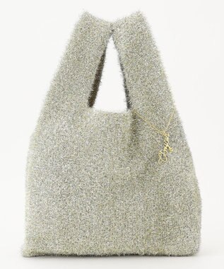 ANY SIS ラメニット バッグ ゴールド