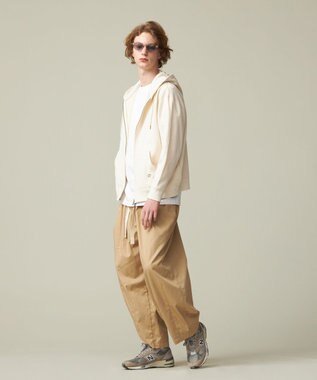 J.PRESS YORK STREET 【UNISEX】バギーフィットパンツ ベージュ系