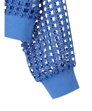 Green Parks ・ＳＵＧＡＲ　ＳＰＯＯＮ　ハナレースカーディガン Blue